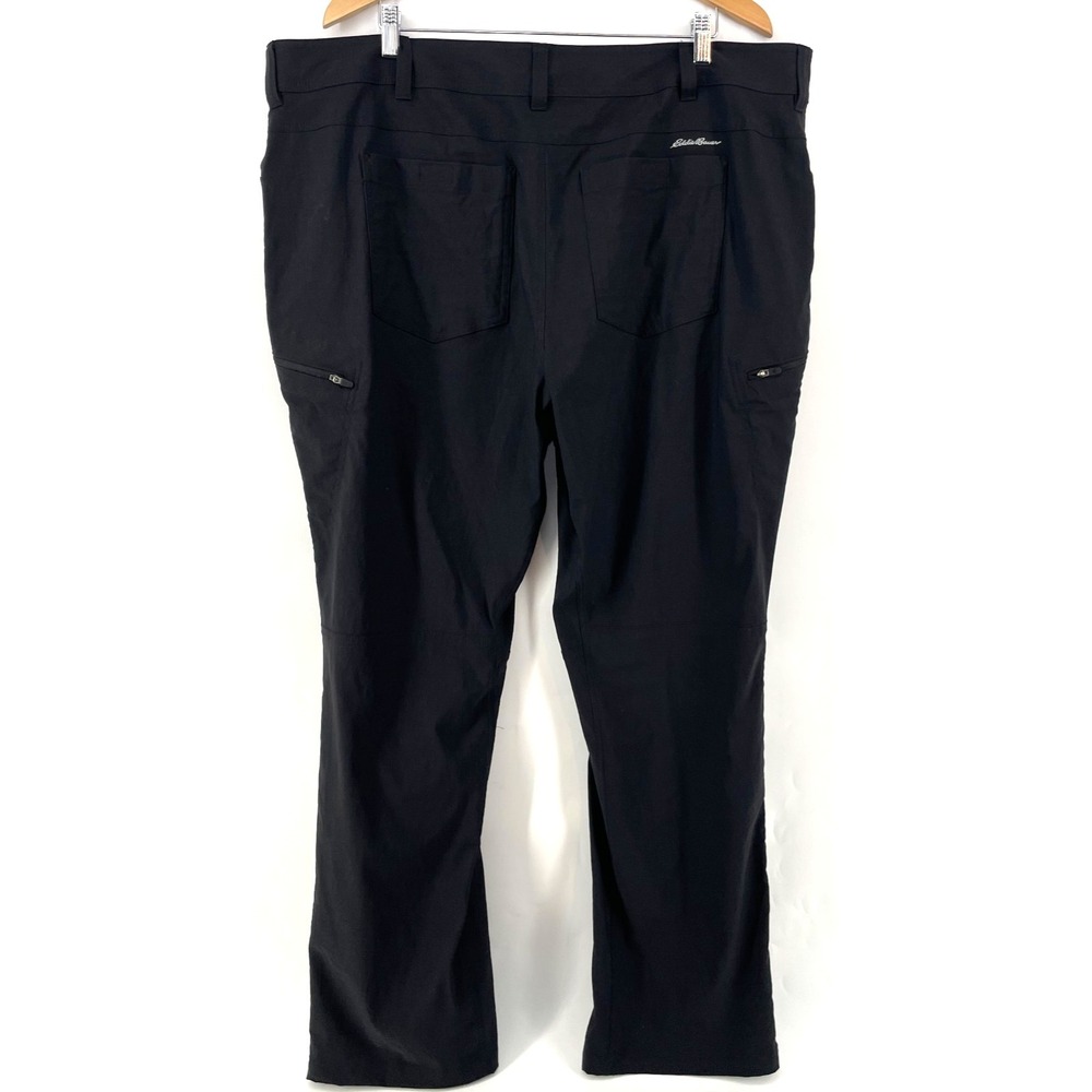 Eddie Bauer First Ascent Pants Men T44/34 Guide Pro  Black ‎ UPF 50+ Storm Repel - Picture 2 of 12